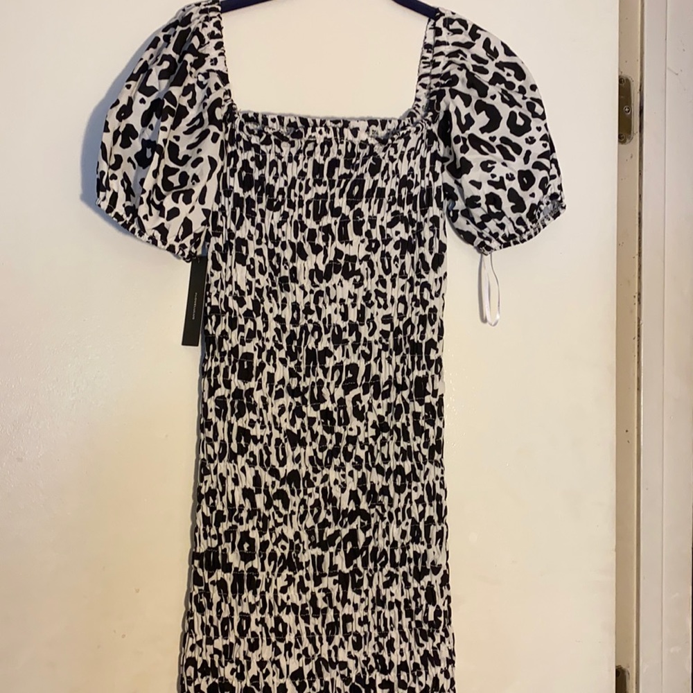 Black and white dress